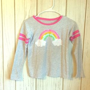 Long sleeved, rainbow shirt